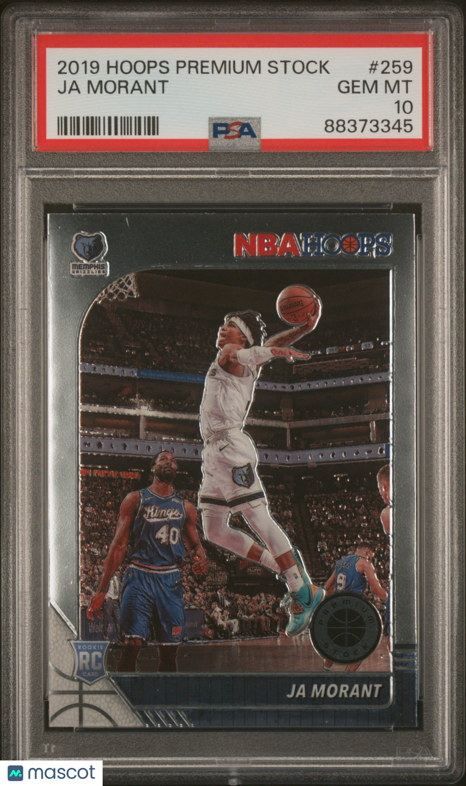 2019 Panini Hoops Ja Morant Premium Stock #259 PSA 10