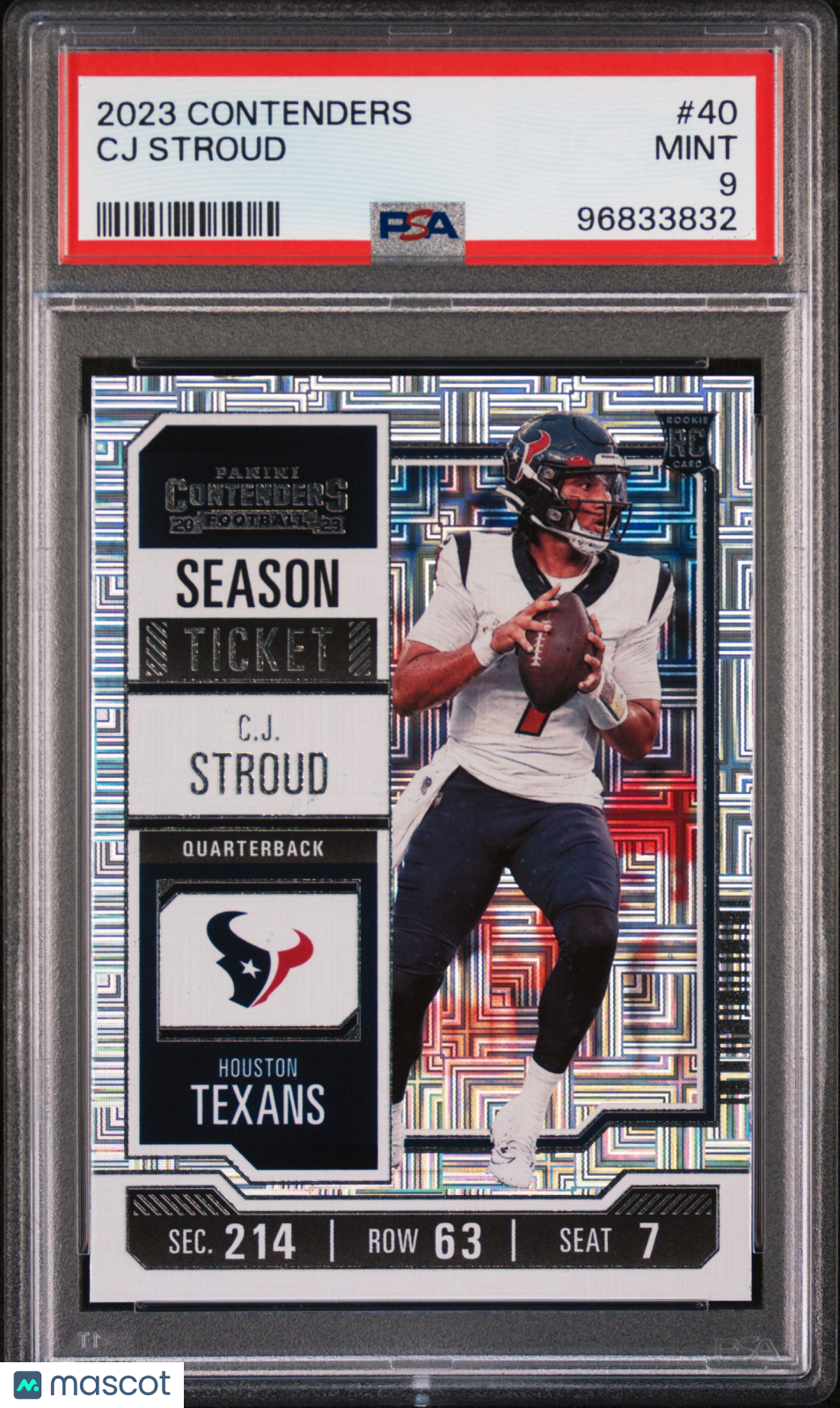 2023 Panini Contenders CJ Stroud #40 PSA 9