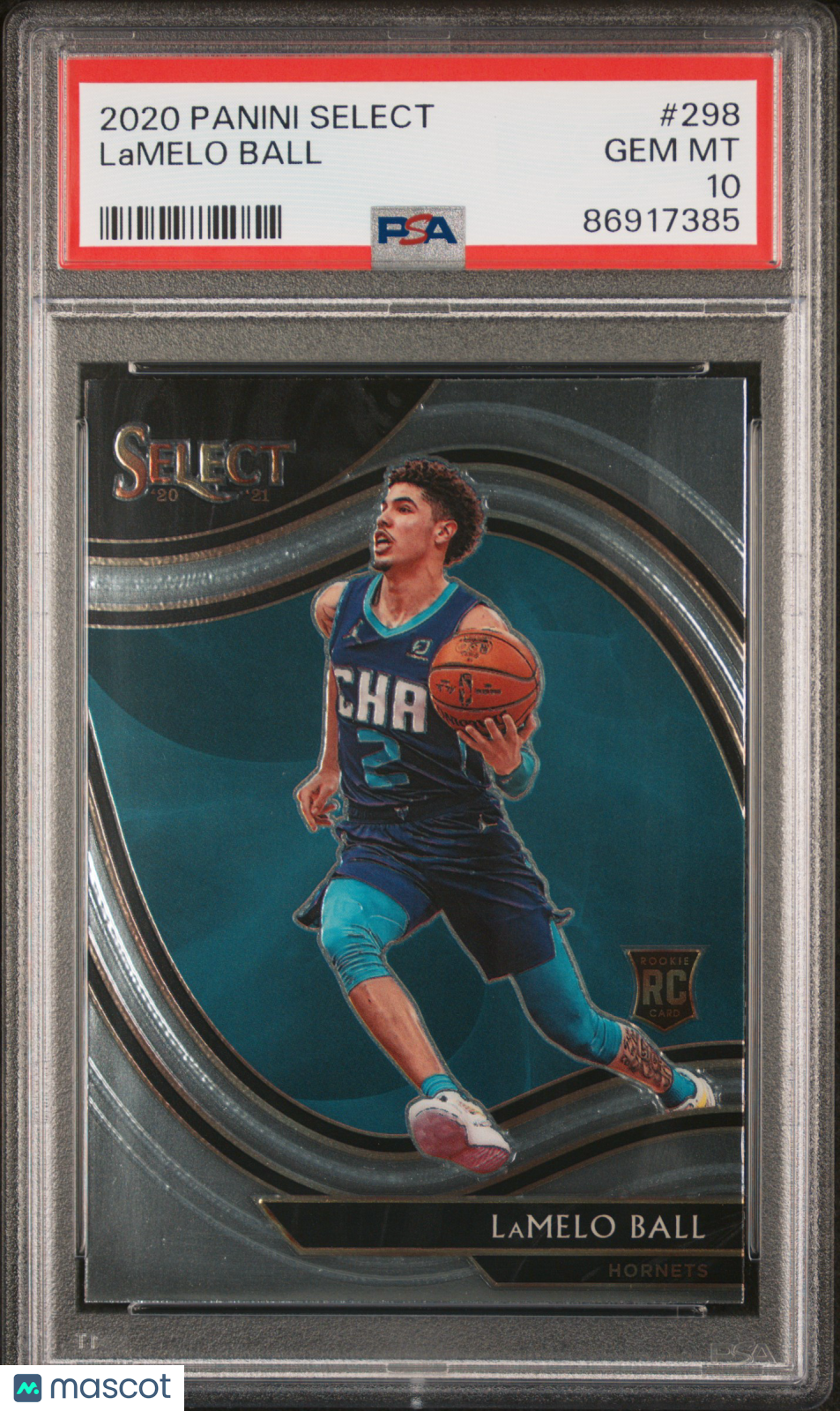 2020 Panini Select Lamelo Ball #298 RC PSA 10