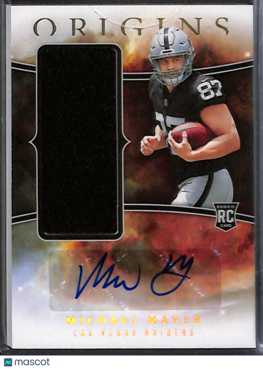 2023 Panini Origins Michael Mayer Rookie Jumbo Jersey Autographs #RJJA-MMA