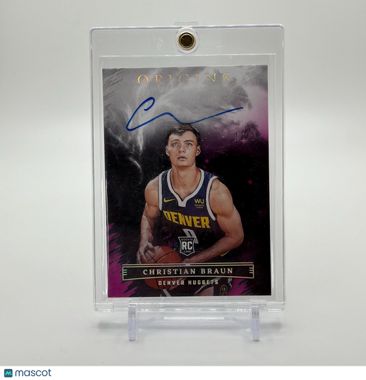 2022-23 Origins Christian Braun Rookie Autographs Pink /25 #RA-CBN