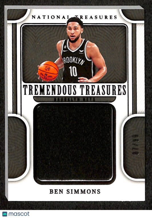 2022-23 National Treasures Ben Simmons Tremendous Treasures /99 #TT-BEN