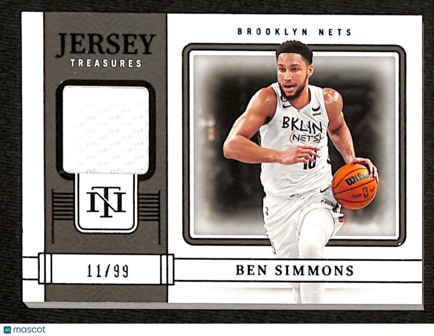 2022-23 National Treasures Ben Simmons Jersey Treasures /99 #JT-NOM