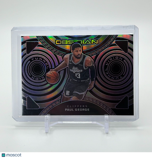 2022-23 Obsidian Paul George Tunnel Vision Purple Electric Etch /75 #7