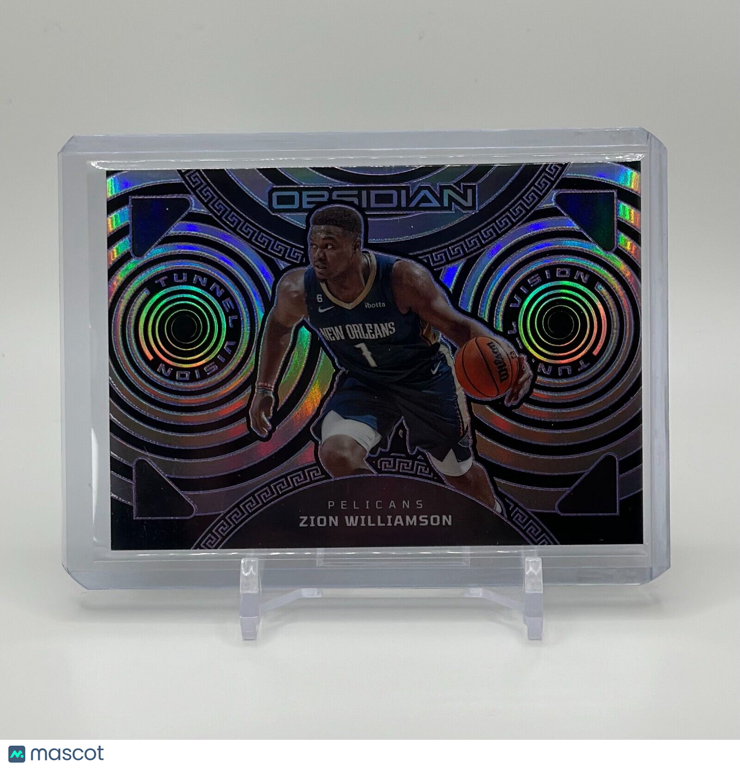 2022-23 Obsidian Zion Williamson Tunnel Vision Purple Electric Etch /75 #12