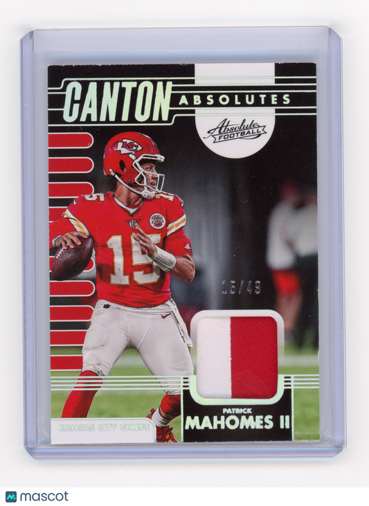 2023 Panini Absolute Patrick Mahomes II Canton Absolutes Holo Silver /49 #CA-3