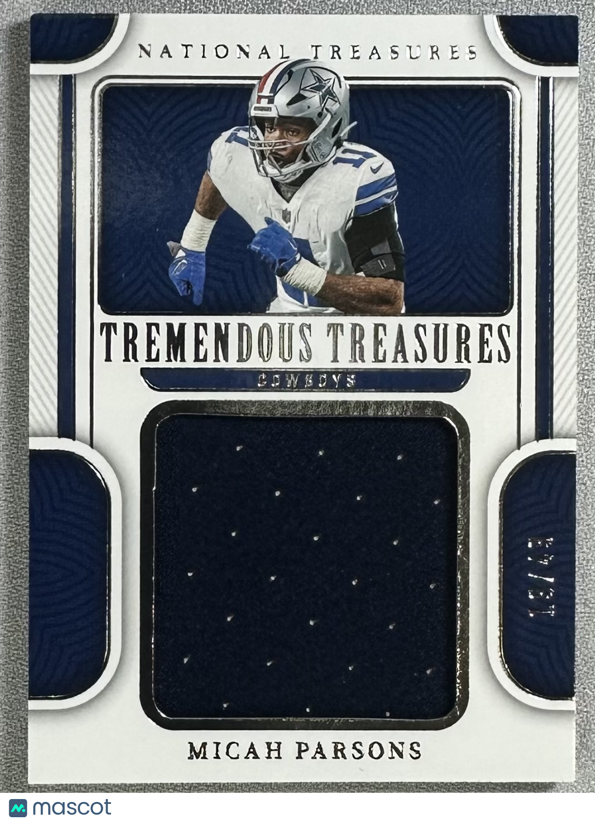 2022 Panini National Treasures Micah Parsons Tremendous Treasures /49 #TREMPA