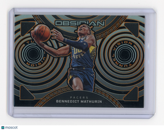 2022 Panini Obsidian Bennedict Mathurin Tunnel Vision Orange Etch 02/35 #17