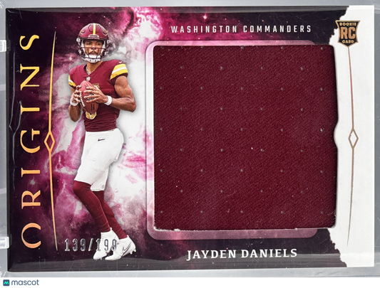 2024 Panini Origins Jayden Daniels Rookie Jumbo Jerseys /199 #RJJ-JDA
