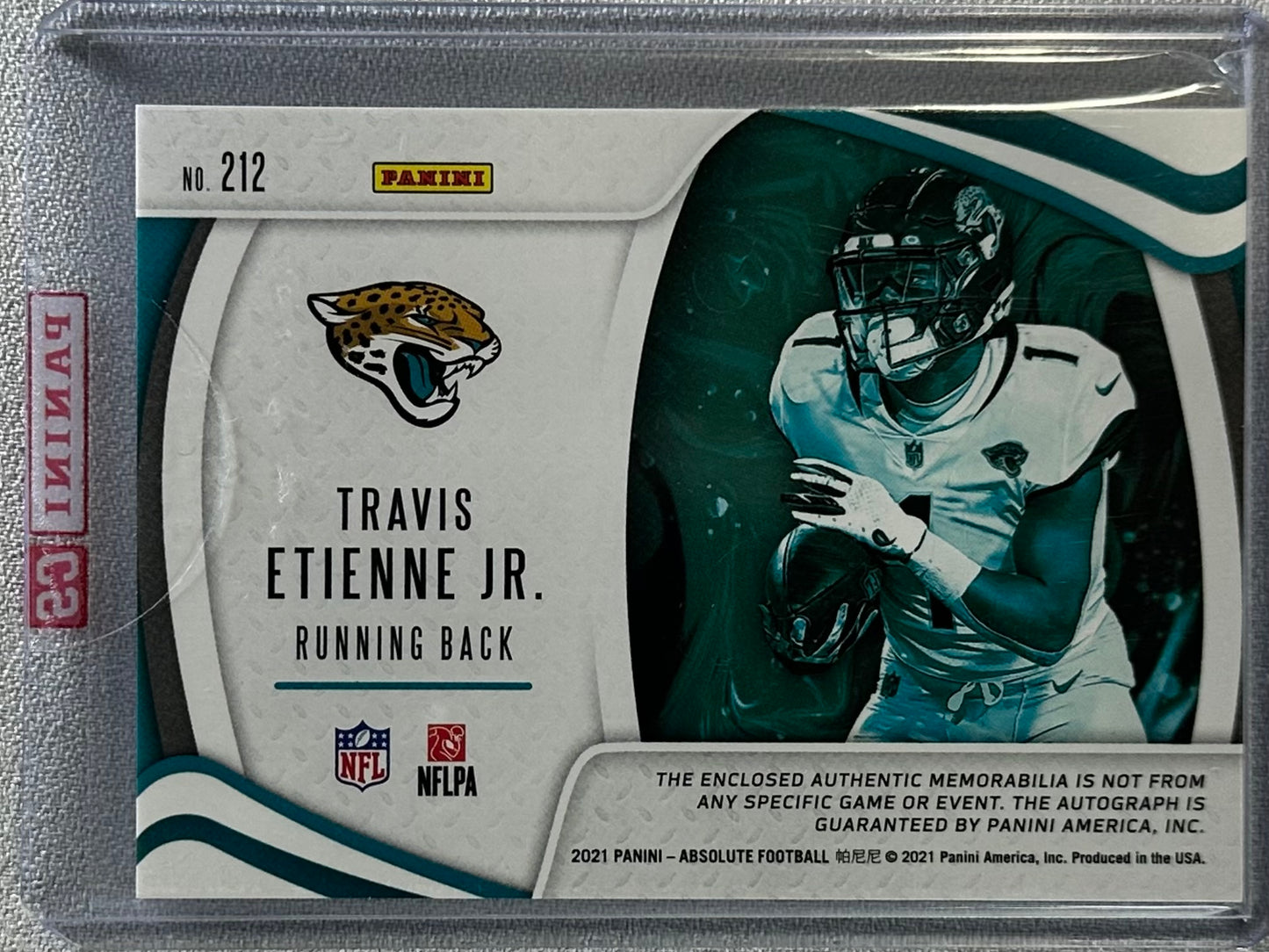 2021 Panini Absolute Travis Etienne Jr Rookie Premiere RPA Spectrum /99 #212 RC