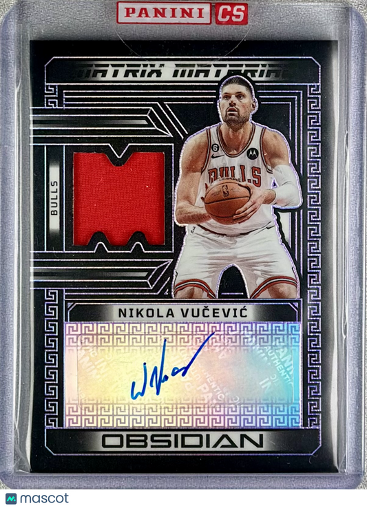 2022 Panini Obsidian Nikola Vučević Matrix Material Signatures /49 #MM-NVB
