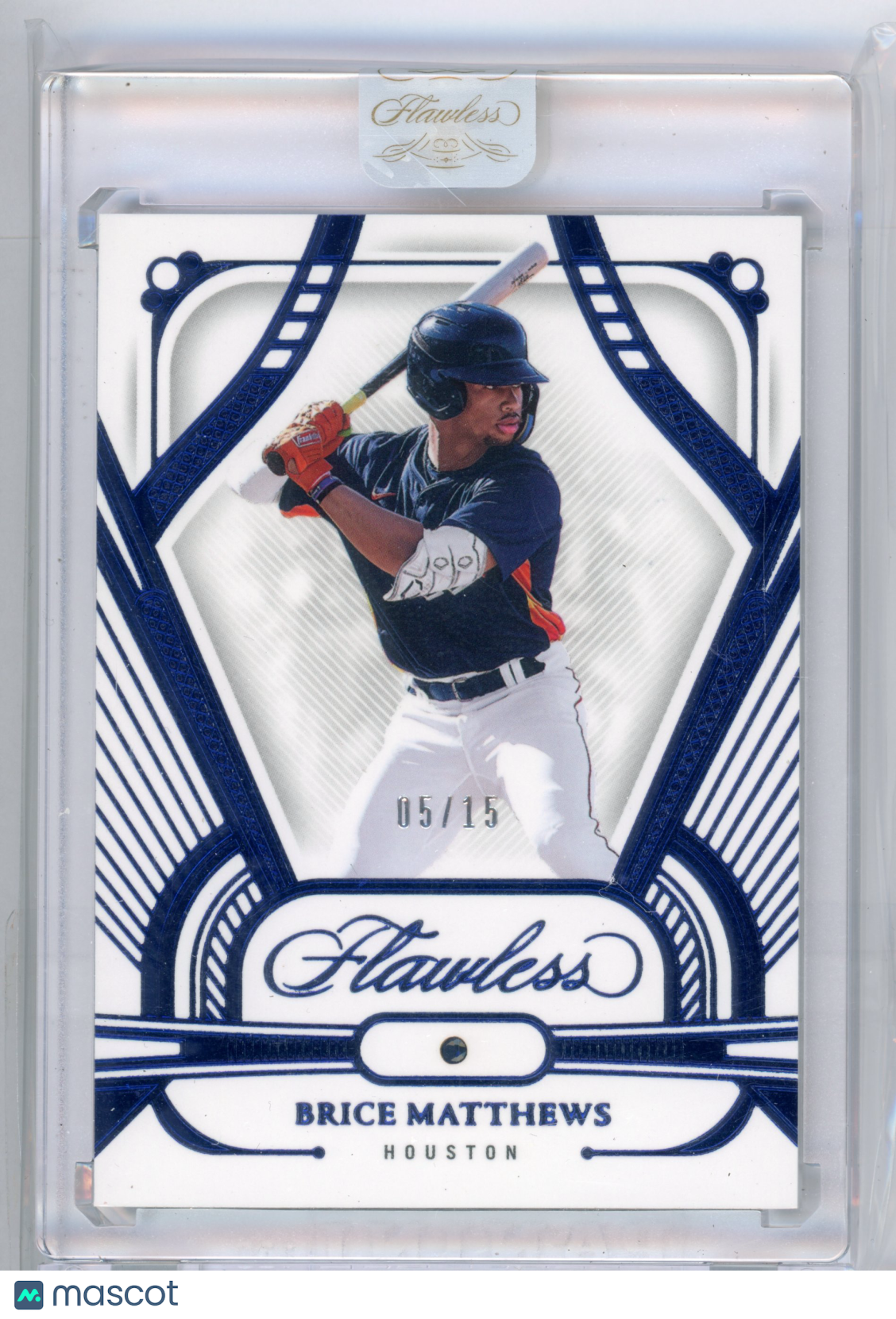 2024 Panini Flawless Brice Matthews Sapphire 05/15 #55