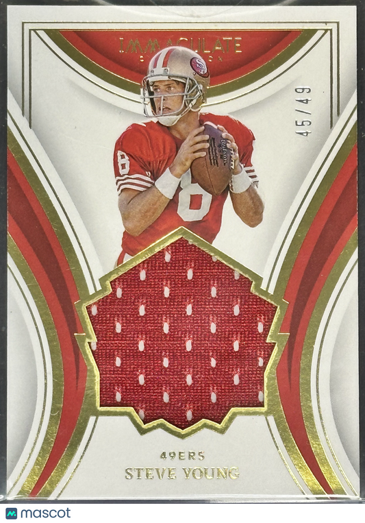 2023 Panini Immaculate Collection Steve Young HOF Jerseys /49 #HOF-SY