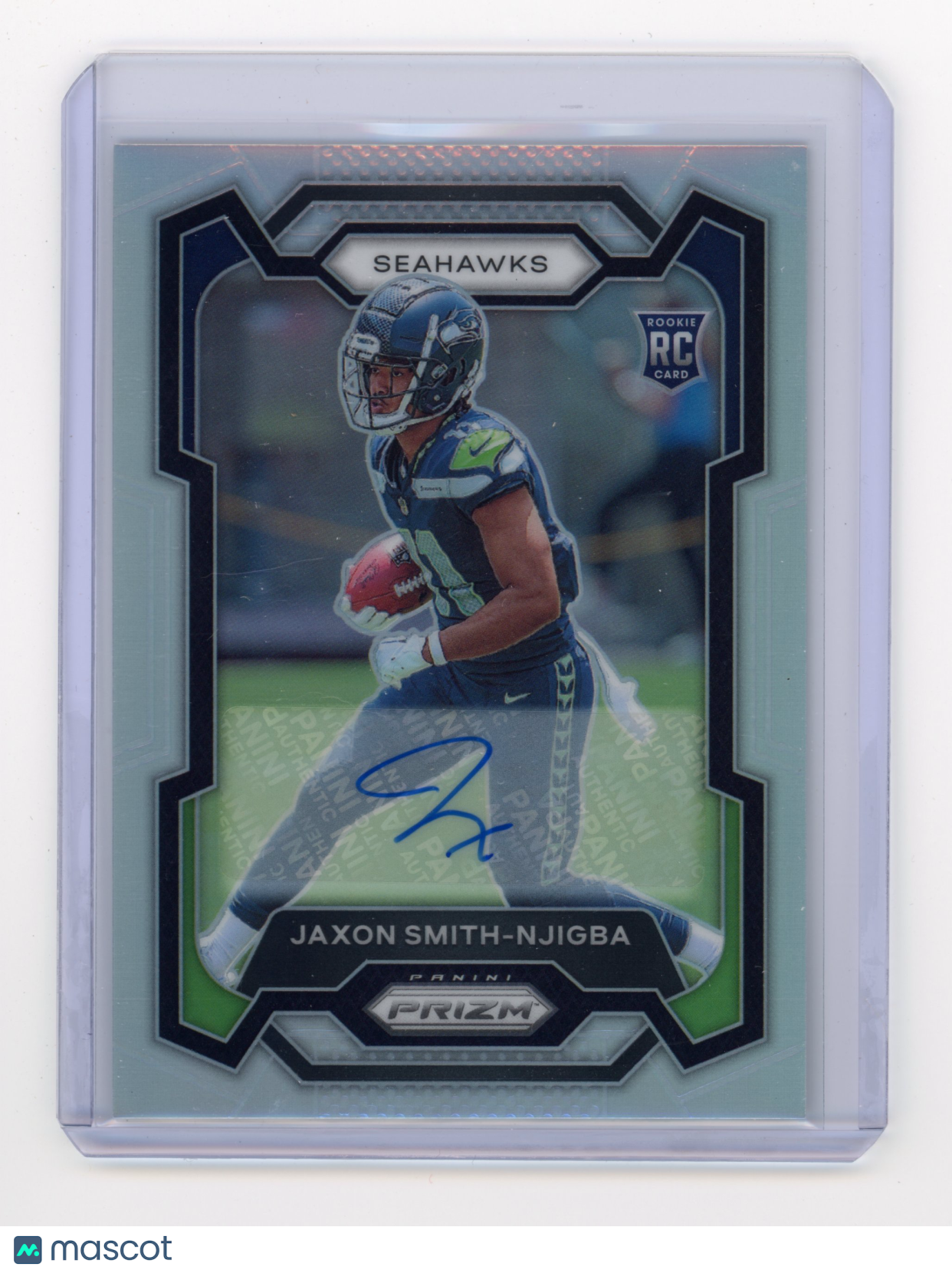 2023 Panini Prizm Jaxon Smith-Njigba Rookie Autograph Silver RC #390
