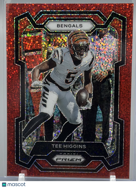 Tee Higgins 2023 Panini Prizm Red Sparkle #61