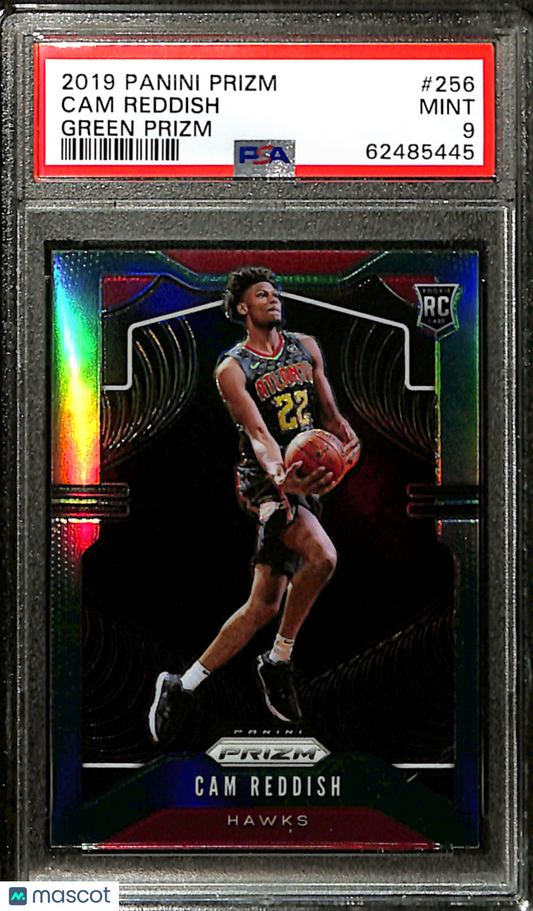 2019-20 Prizm Cam Reddish Green #256 PSA 9