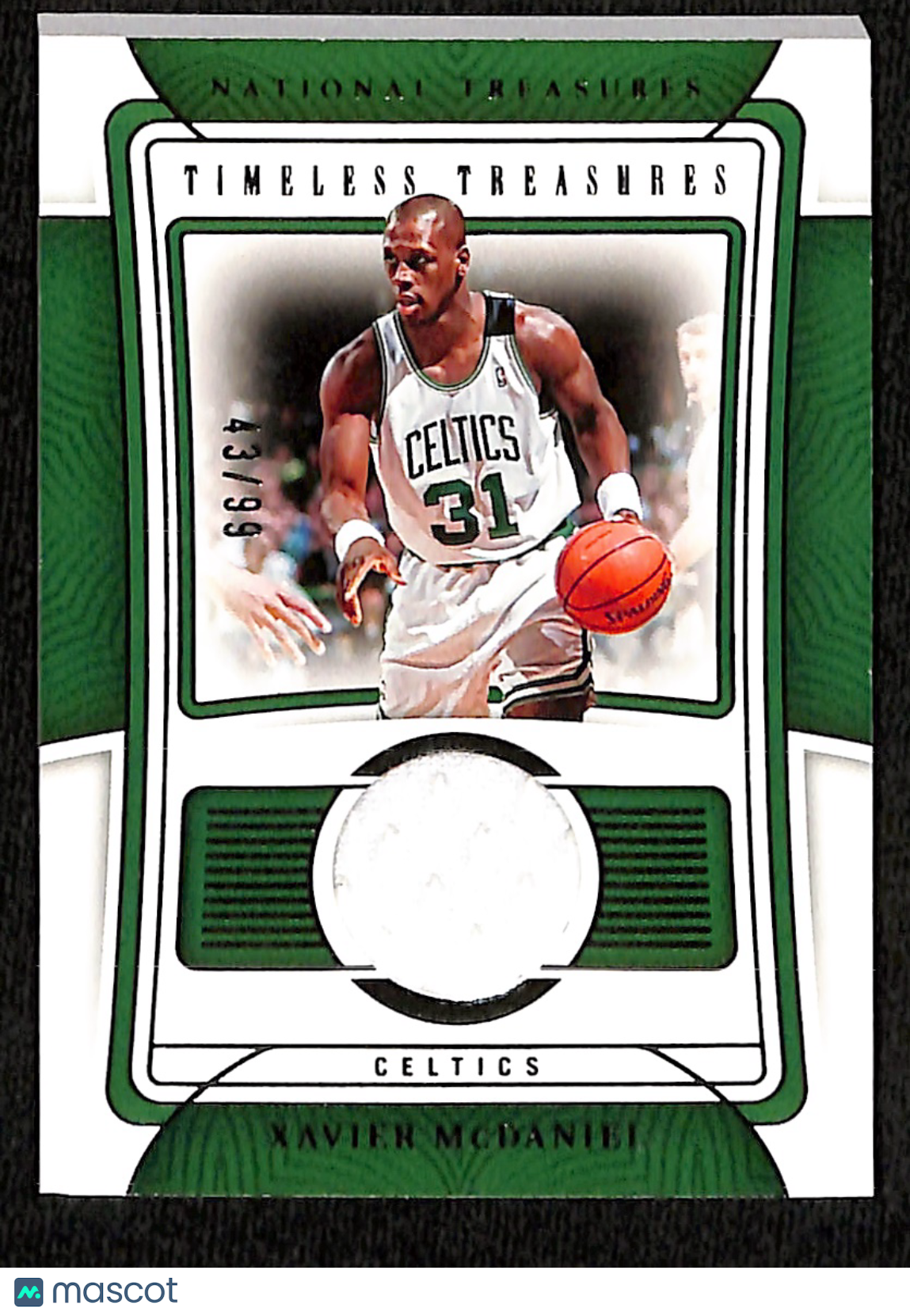 2022-23 National Treasures Xavier McDaniel Timeless Treasures /99 #TTM-BXM