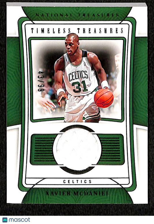 2022-23 National Treasures Xavier McDaniel Timeless Treasures /99 #TTM-BXM