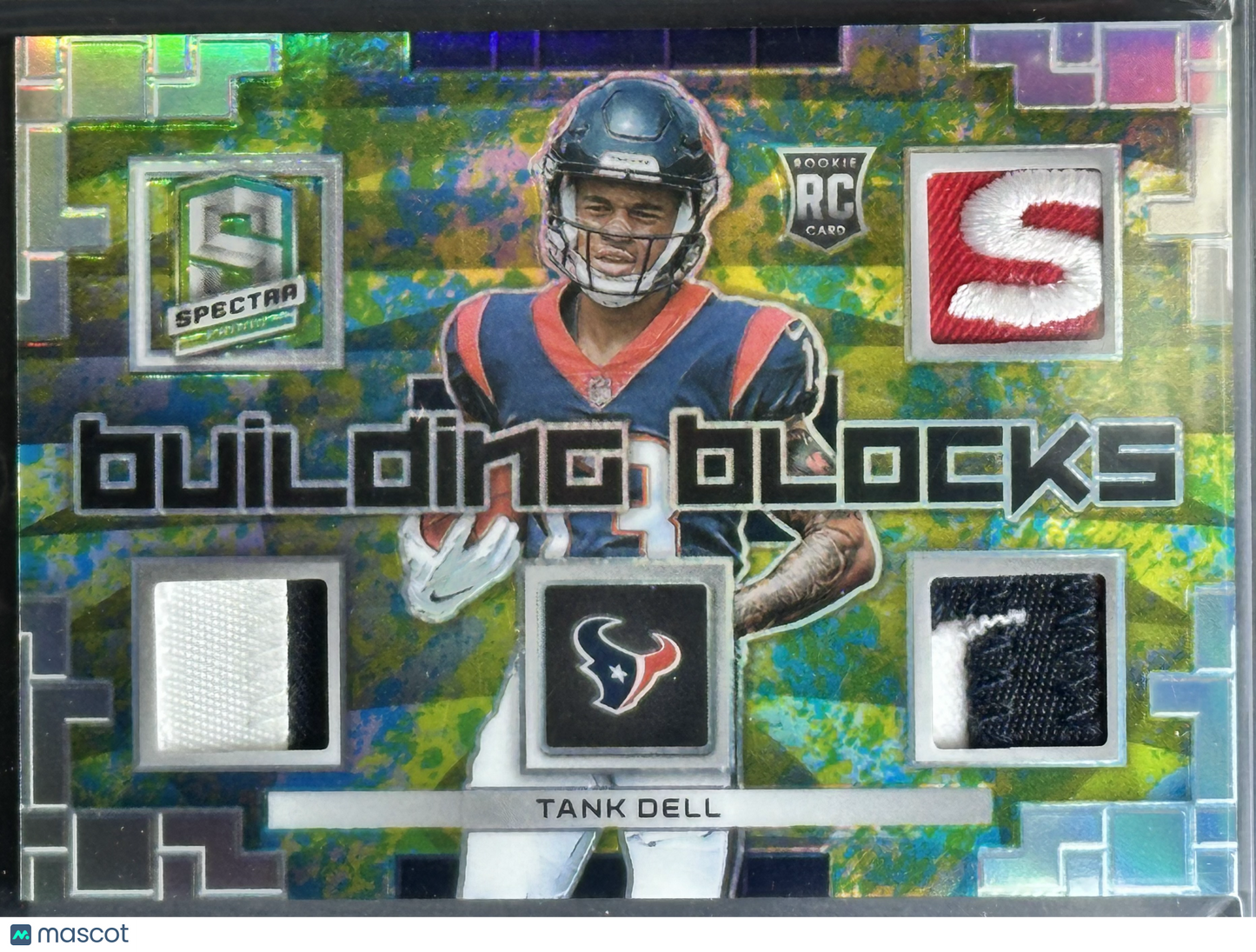 2023 Panini Spectra Tank Dell Building Blocks Splatter Neon /8 #BBL-NTD