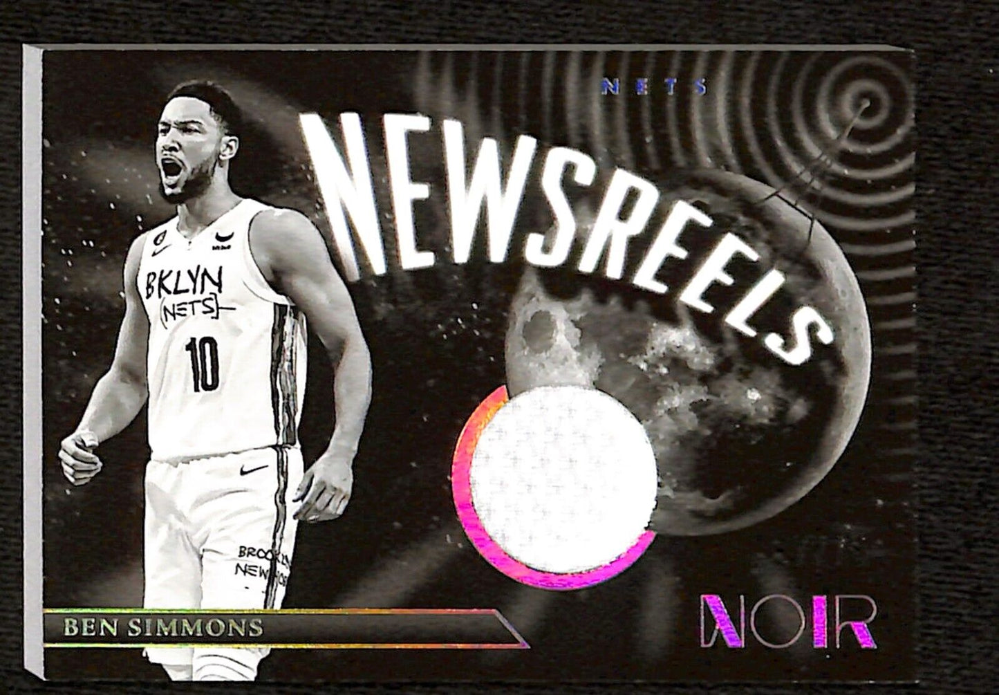 2022-23 Noir Ben Simmons Newsreels Jerseys /75 #NJ-BEN