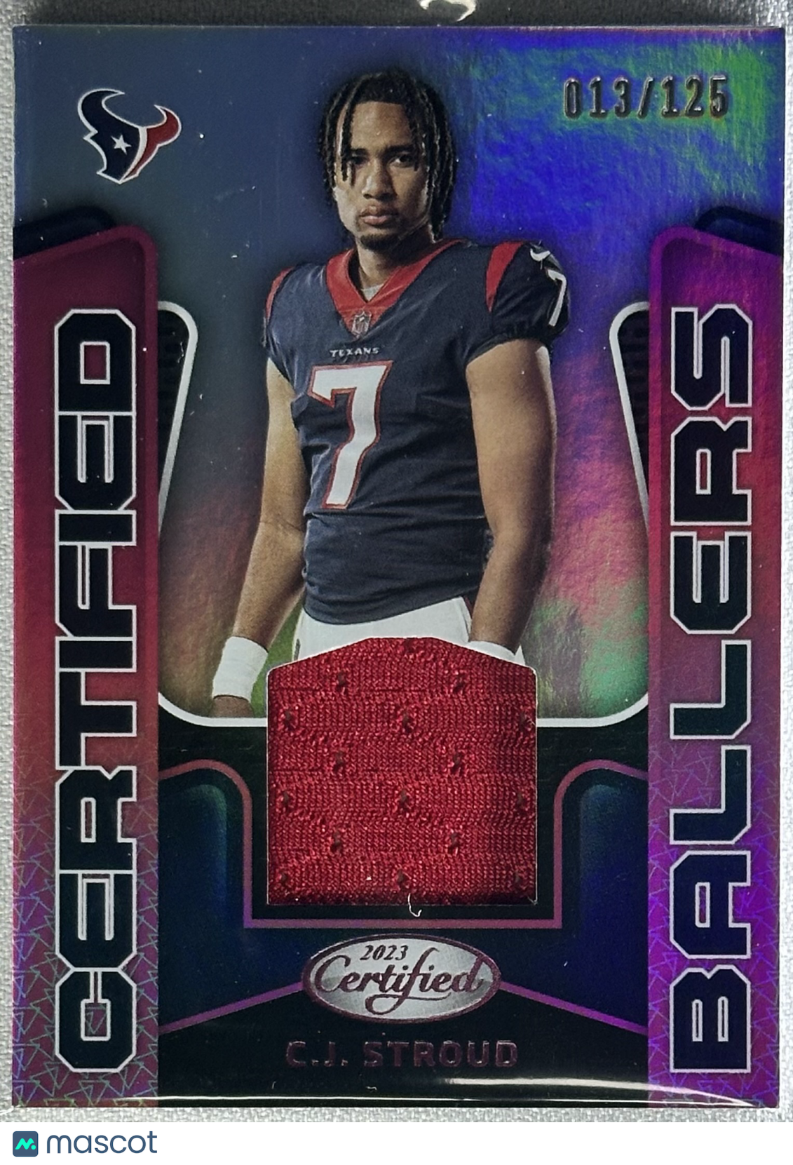 2023 Panini Certified C.J. Stroud Certified Ballers Pink /125 #CBM-2