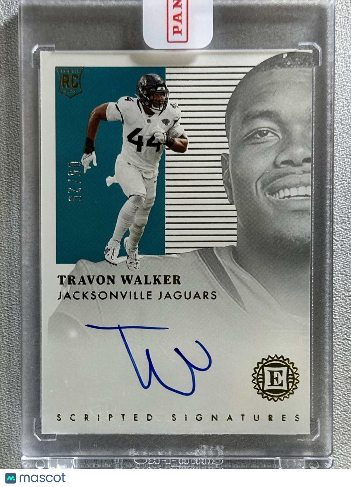 2022 Panini Encased Travon Walker Sapphire Signatures /25 #SS-TW RC