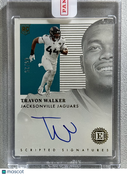 2022 Panini Encased Travon Walker Sapphire Signatures /25 #SS-TW RC