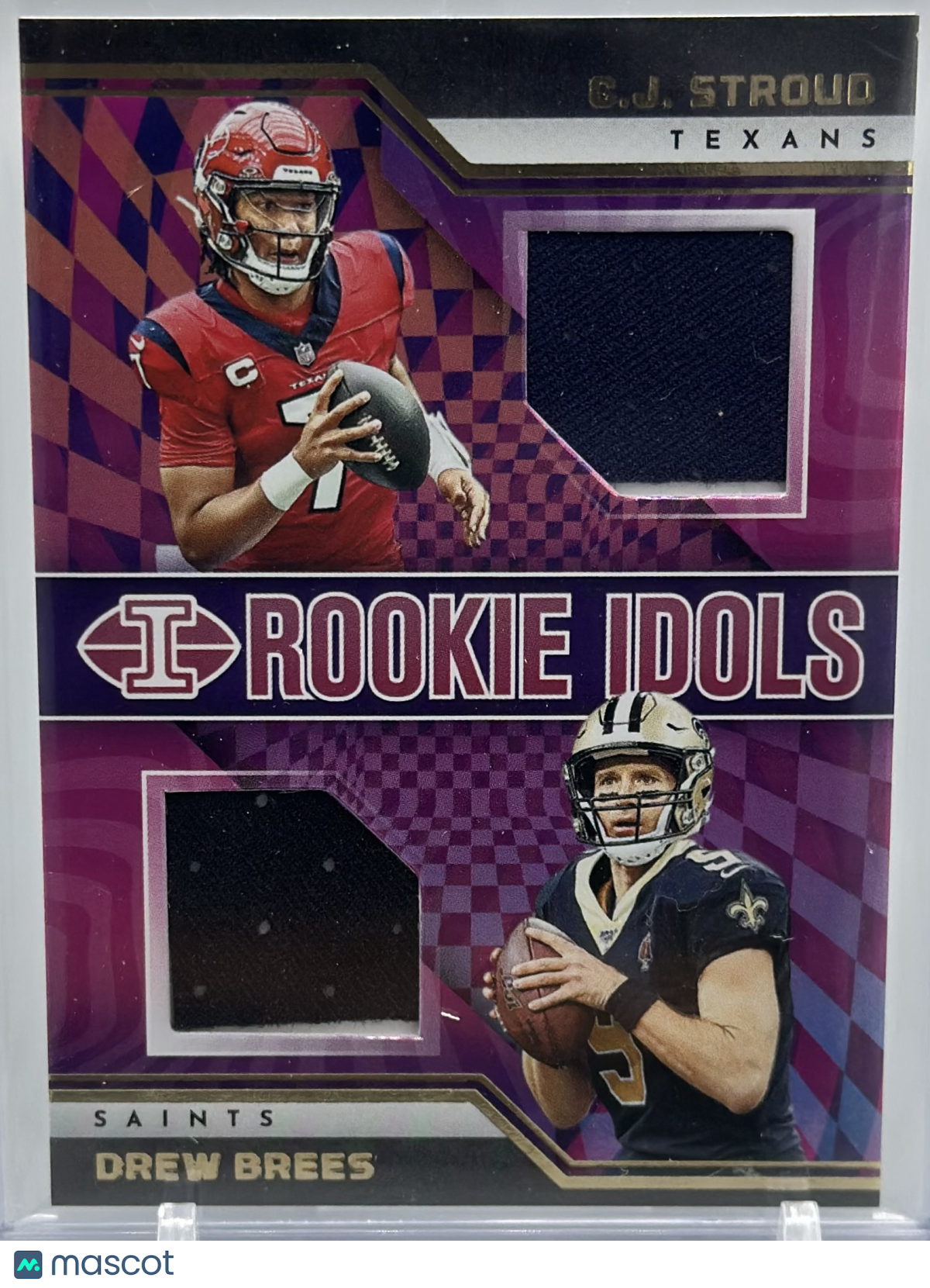 C.J. Stroud Drew Brees 2023 Panini Illusions Rookie Idols #RM-SB RC