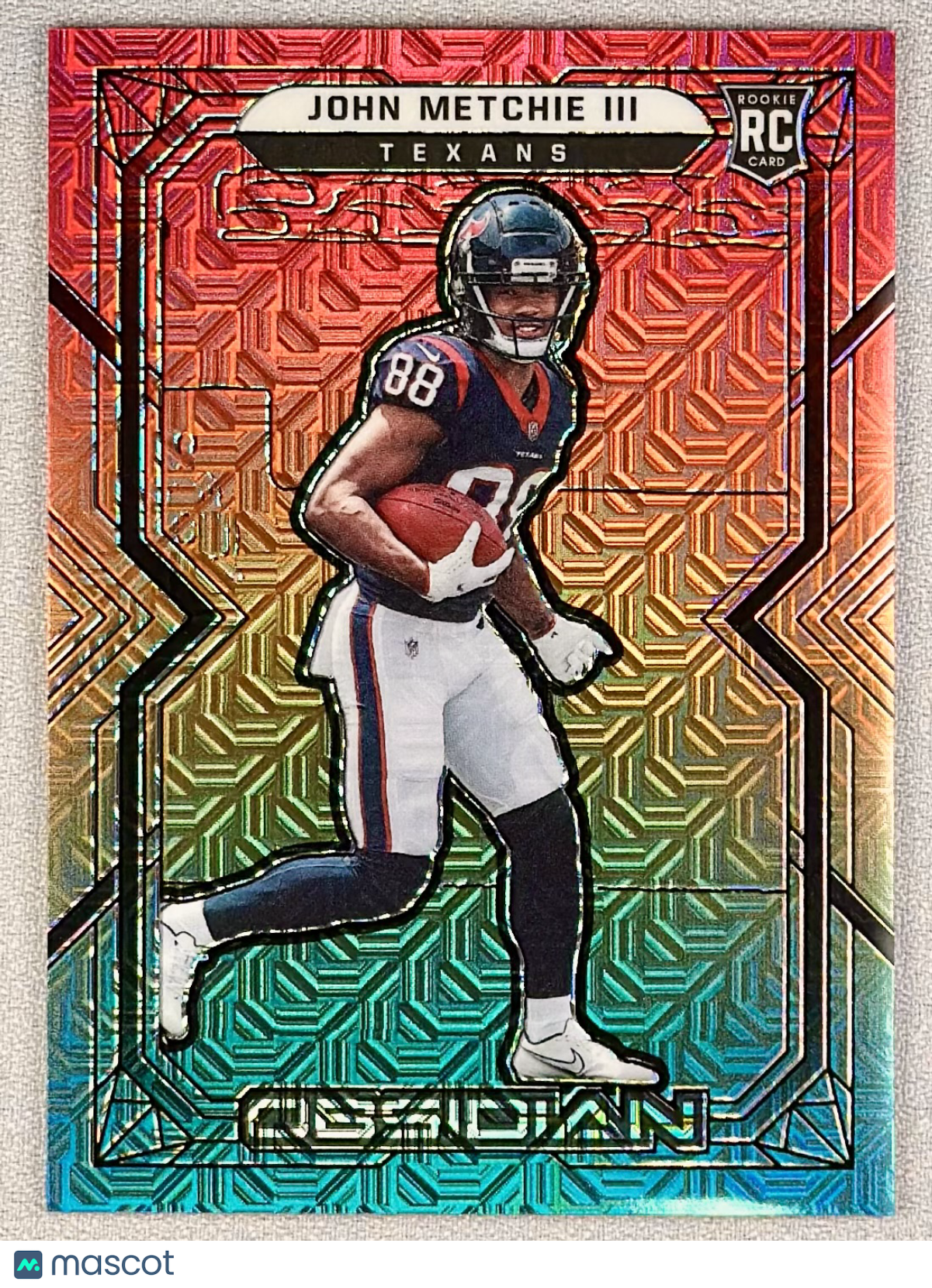 2022 Panini Obsidian John Metchie III Neon Mojo /5 #117 RC