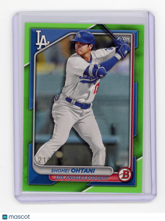 2024 Bowman Shohei Ohtani Neon Green 212/399 #33