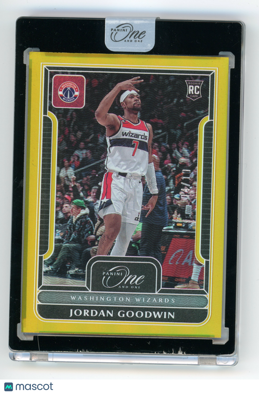 2022 Panini One and One Jordan Goodwin Gold RC 04/10 #127