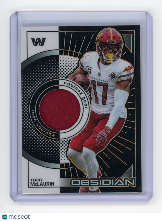 2022 Panini Obsidian Terry McLaurin Equinox Gear Orange 06/75 #EG-TMC