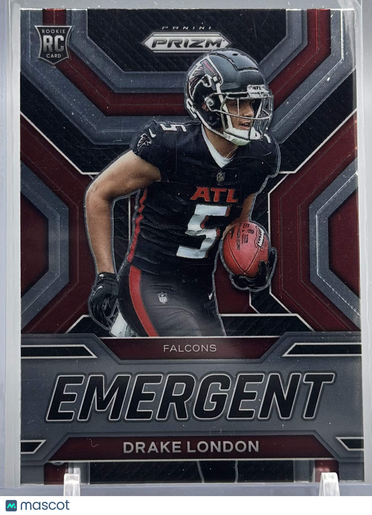 Drake London 2022 Panini Prizm Emergent #E-5 RC