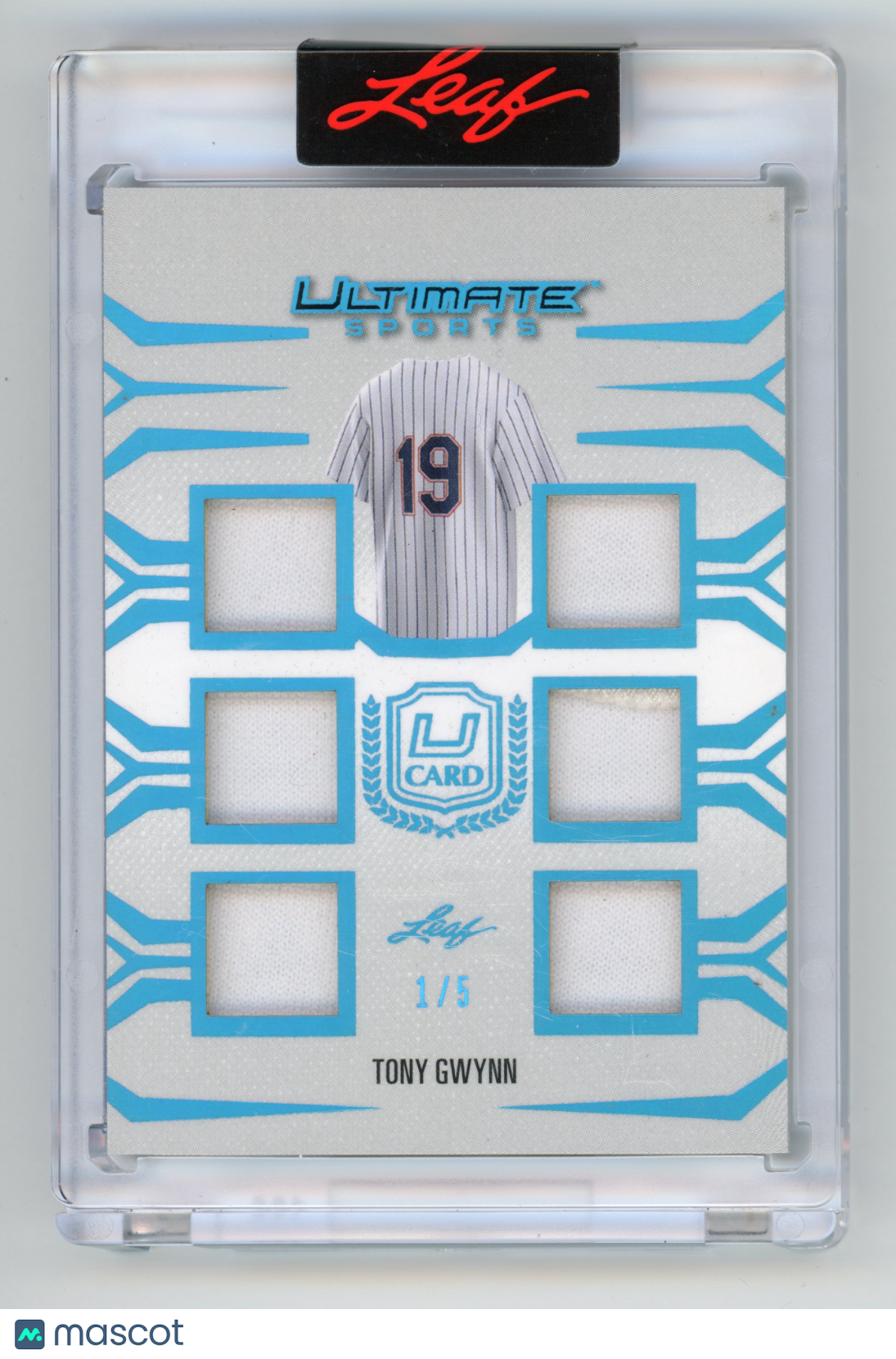 2024 Leaf Ultimate Sports Tony Gwynn The Ultimate Card Platinum Holo 1/5 #TUC-22