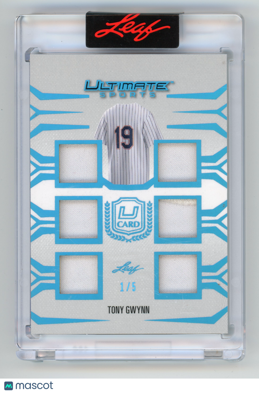 2024 Leaf Ultimate Sports Tony Gwynn The Ultimate Card Platinum Holo 1/5 #TUC-22