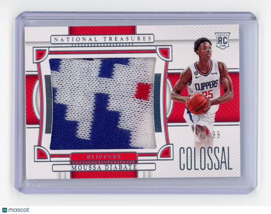 2022 Panini National Treasures Moussa Diabate Colossal Materials RC /99 #CR-LDM