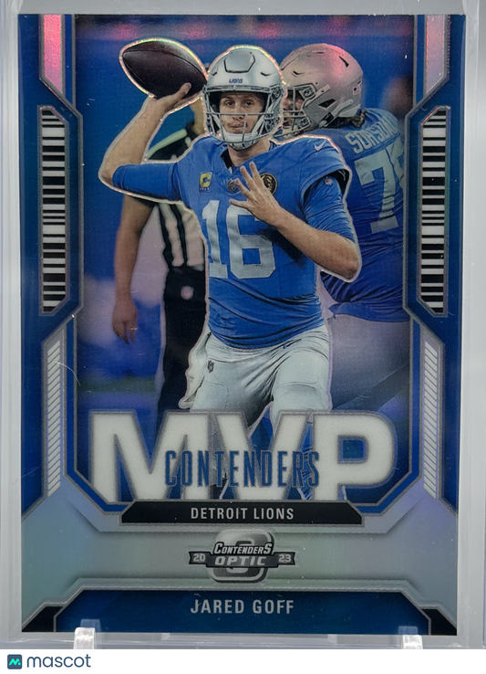 Jared Goff 2023 Panini Contenders Optic MVP Contenders #MVP-3