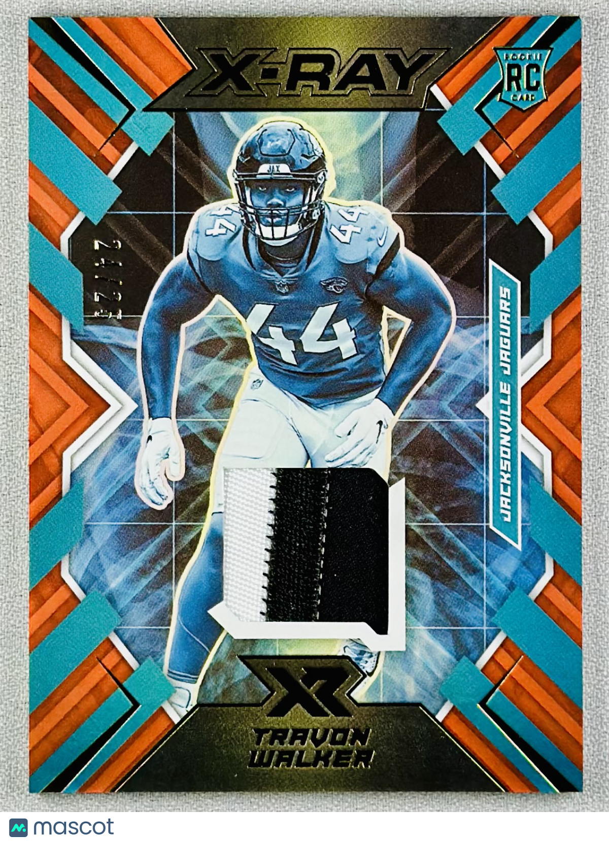 2022 Panini XR Travon Walker X-Ray Orange /25 #XR-21 RC