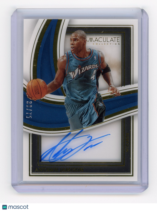 2022 Panini Immaculate Antawn Jamison Shadow Box Signatures 38/75 #SBS-AJA