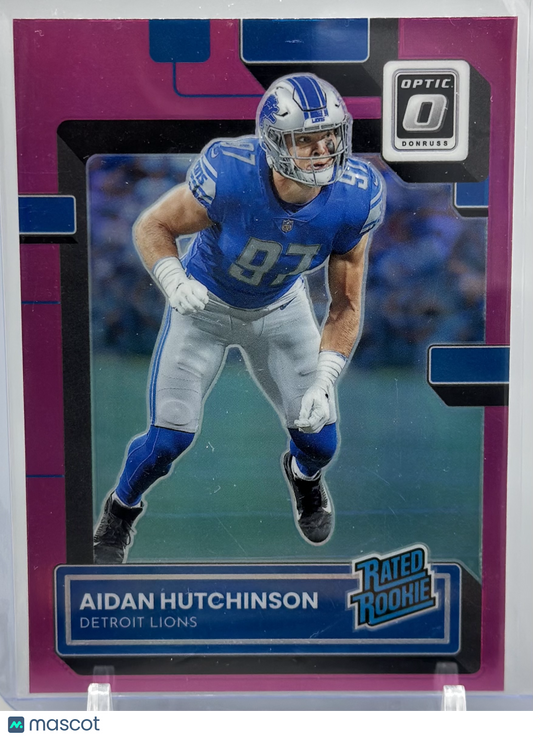 Aidan Hutchinson 2022 Panini Donruss Optic Pink #213 RC