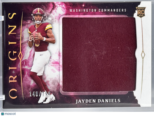 2024 Panini Origins Jayden Daniels Rookie Jumbo Jerseys /199 #RJJ-JDA