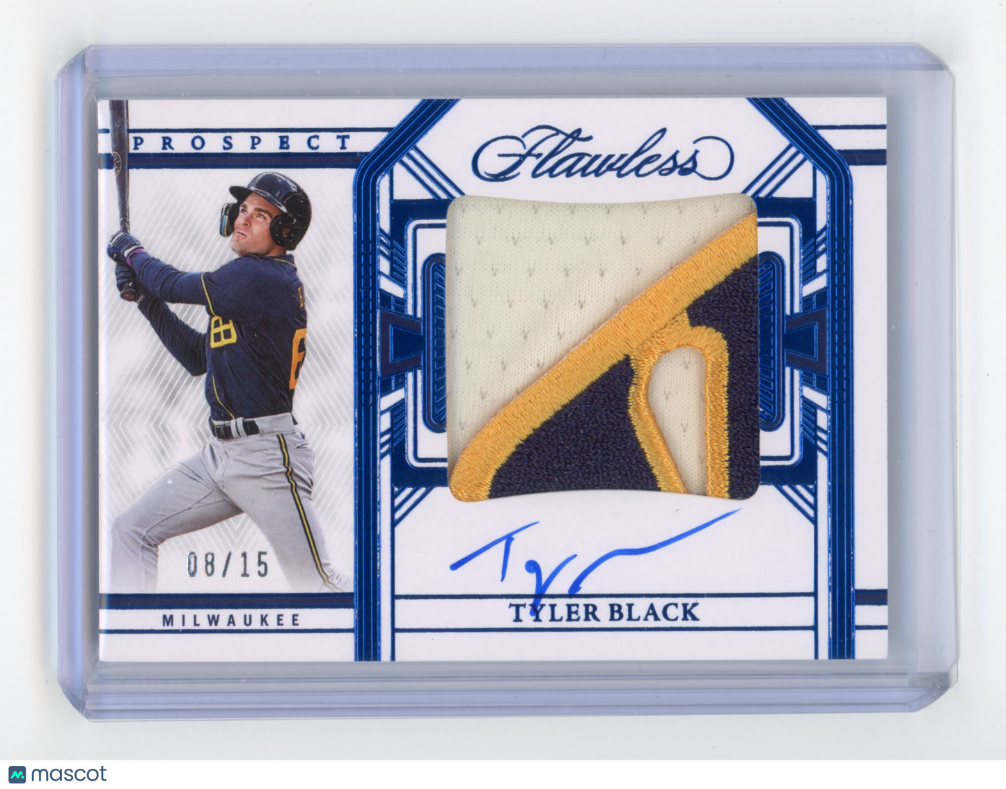 2024 Panini Flawless Tyler Black Prospect Patch Autograph Sapphire 08/15 #PPA-TB