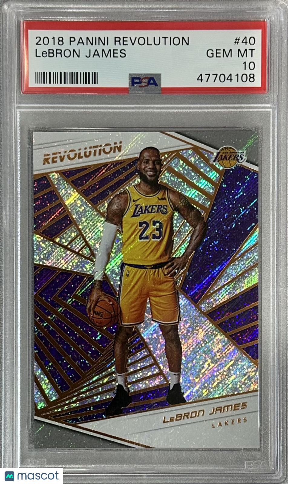 LeBron James 2018 Panini Revolution #40 PSA 10