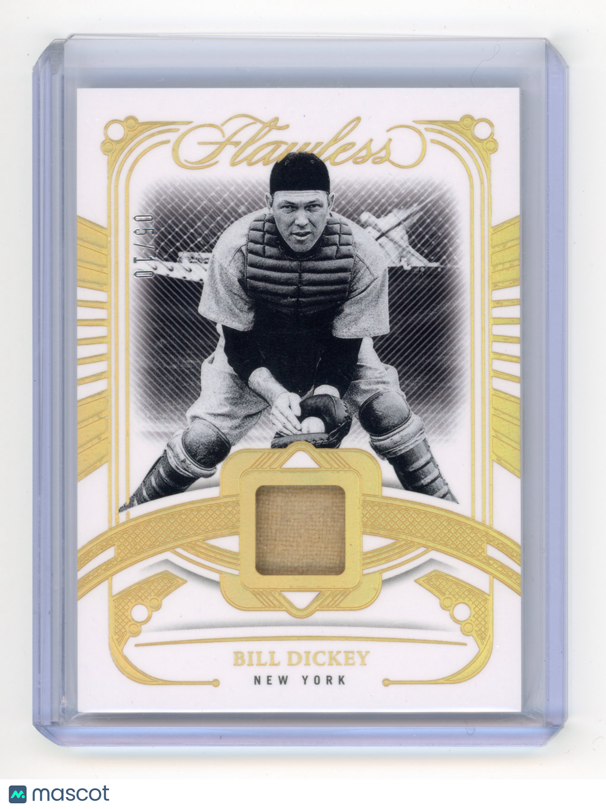 2024 Panini Flawless Bill Dickey Legendary Memorabilia Gold 05/10 #FL-BDY