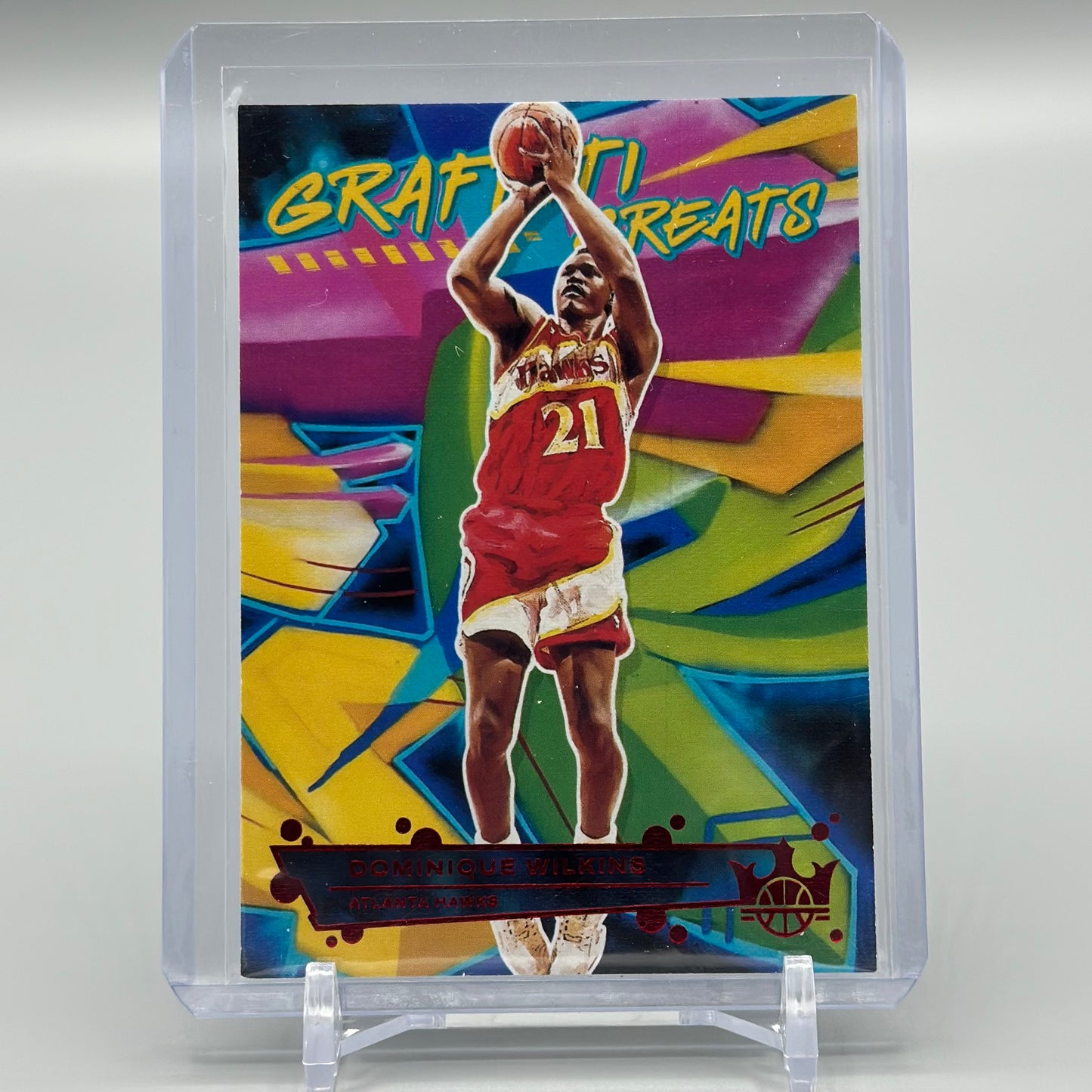 2021-22 Court Kings Dominique Wilkins Graffiti Greats Ruby /149 #30