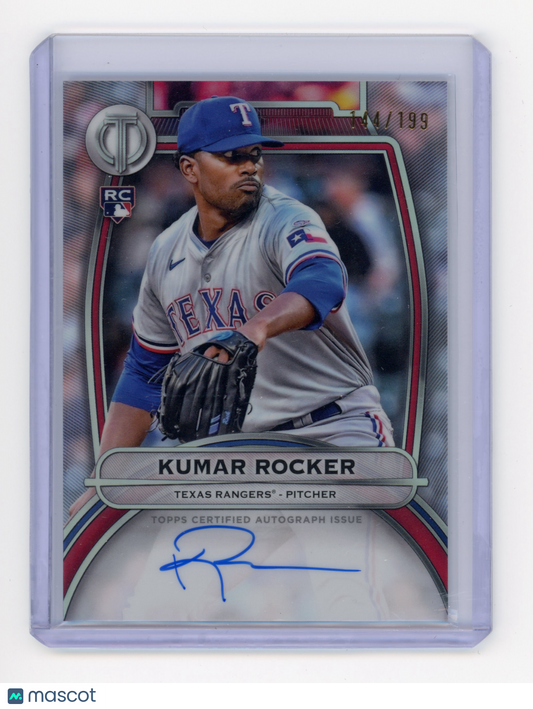 2025 Topps Tribute Kumar Rocker Certified Topps Autograph RC 194/199 #TA-KR