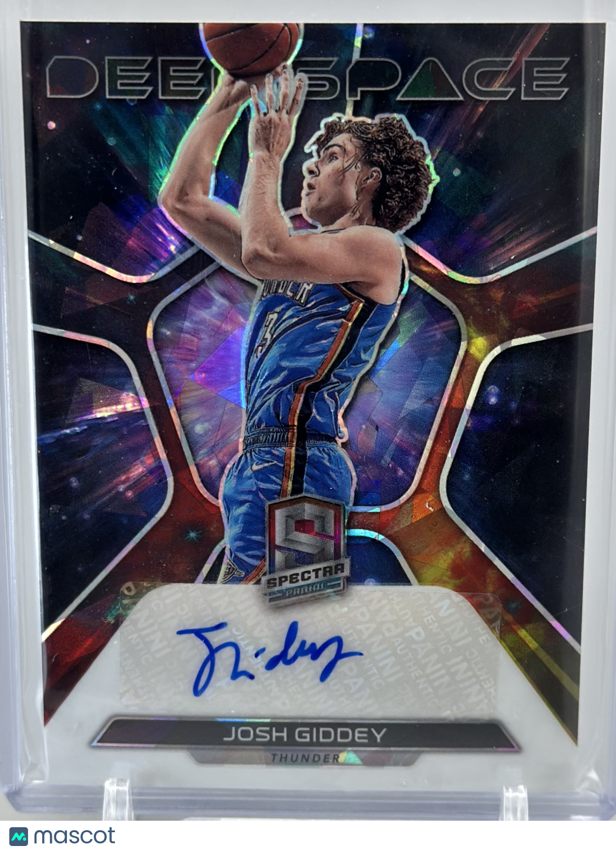 Josh Giddey 2022 Panini Spectra Deep Space Auto Astral /49 #DS-GID