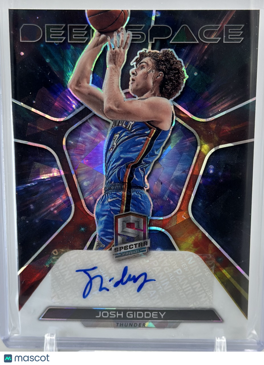 Josh Giddey 2022 Panini Spectra Deep Space Auto Astral /49 #DS-GID