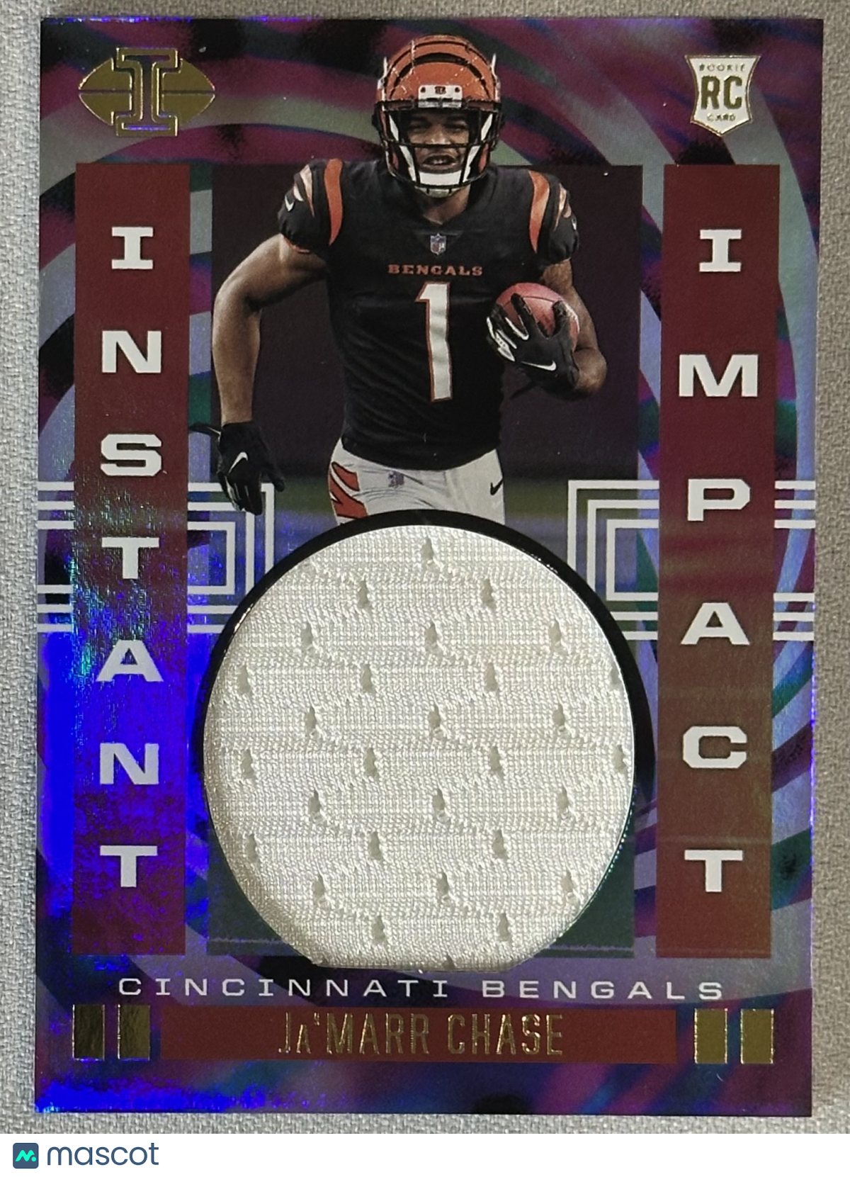 2021 Panini Illusions Ja'Marr Chase Instant Impact #II-JC RC