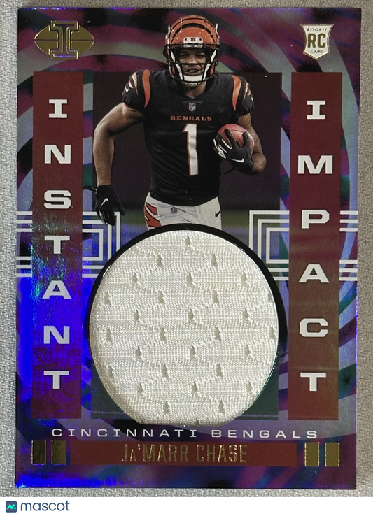 2021 Panini Illusions Ja'Marr Chase Instant Impact #II-JC RC